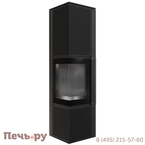 Печь камин Kratki Pro TORA/L черный, с доводчиком фото 7