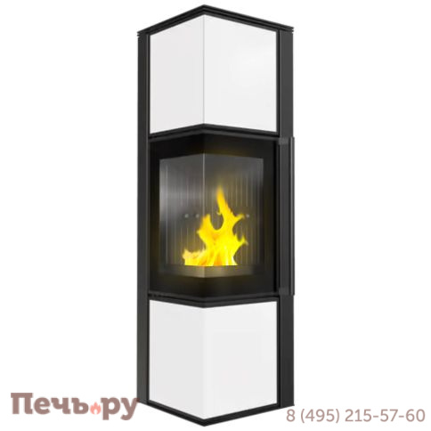 Печь камин Kratki Pro TORA/M белый фото 2