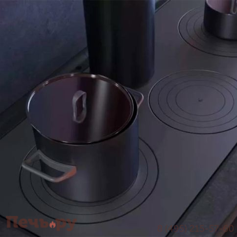 Печь камин La Nordica Alaska Nero antracite фото 4