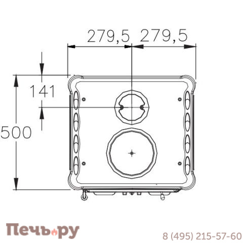 Печь камин La Nordica Fedora фото 6