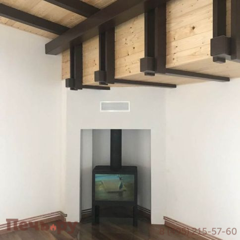 Печь-камин Liseo Castiron LCI 7 GF Stove фото 5