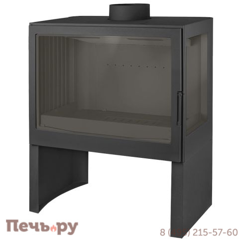 Печь-камин Liseo Castiron LCI 7 GFR Stove, стекло справа фото