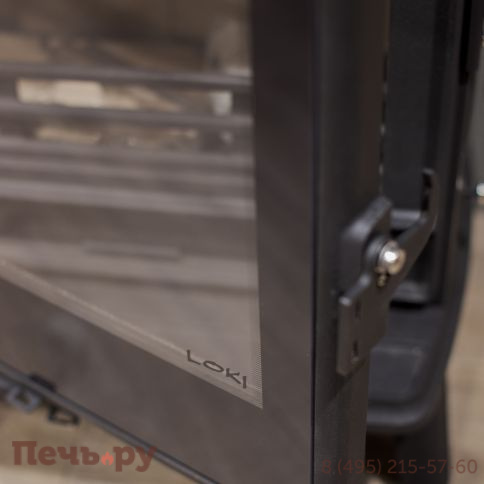 Печь камин Loki Black фото 5