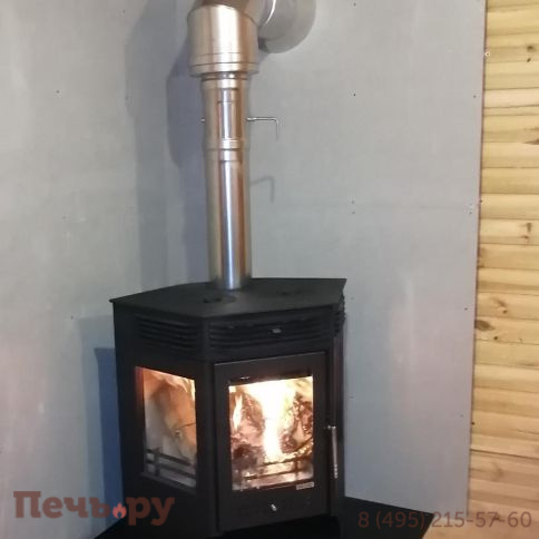 Печь-камин Мета Москва 12 с плитой фото 4