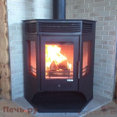 Печь-камин Мета Москва 12 с плитой фото 5