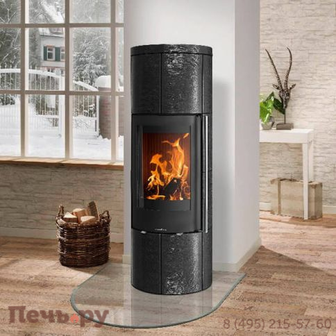 Печь-камин Oranier Arkona W+ (с теплонакопителем) фото