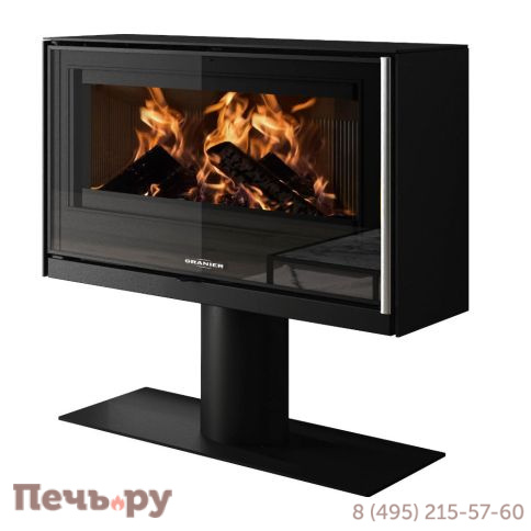 Печь-камин Oranier Ziva XL с колонной основанием фото
