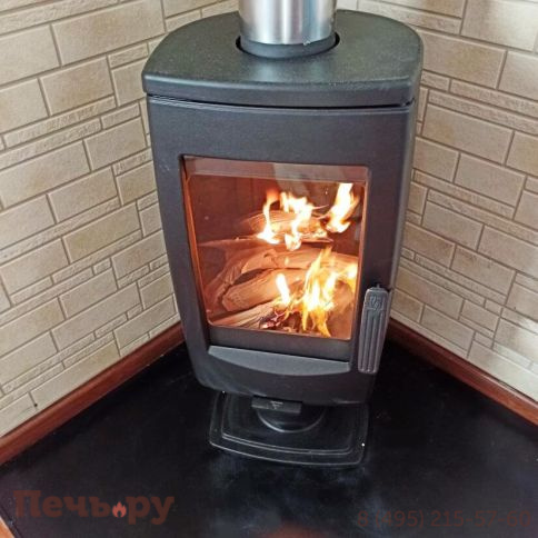 Печь камин Plamen Aria, черная фото 5