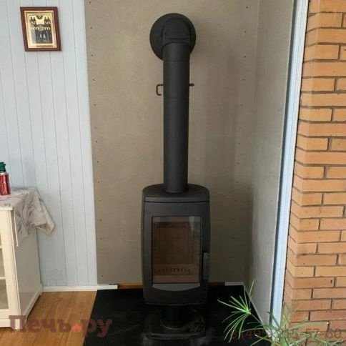 Печь камин Plamen Aria, черная фото 9