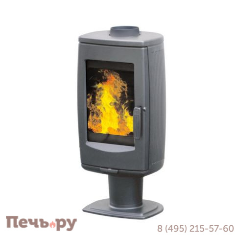 Печь камин Plamen Aria, серая фото