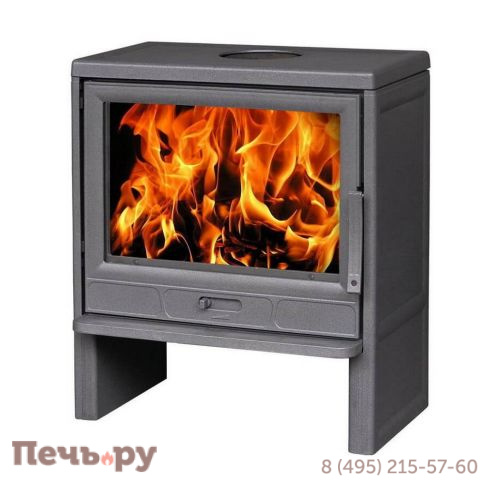 Печь камин Plamen Barun серая фото