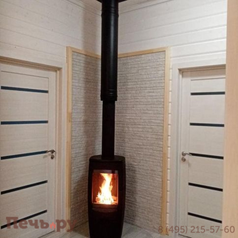 Печь камин Plamen Gala, черная фото 11