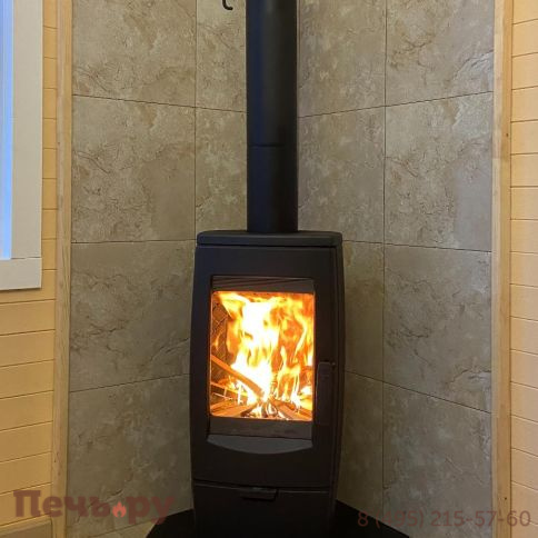 Печь камин Plamen Gala, черная фото 12