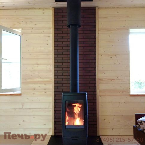 Печь камин Plamen Gala, черная фото 2