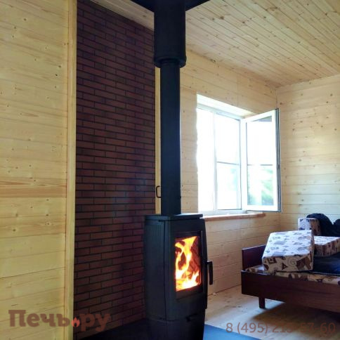 Печь камин Plamen Gala, черная фото 3