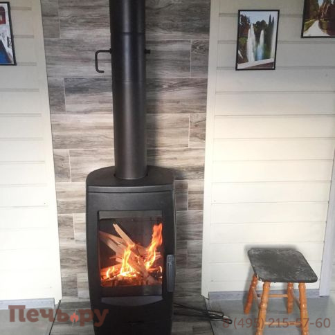 Печь камин Plamen Gala, черная фото 6