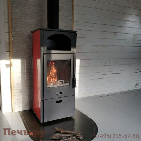 Печь камин Plamen Laguna, красная фото 5