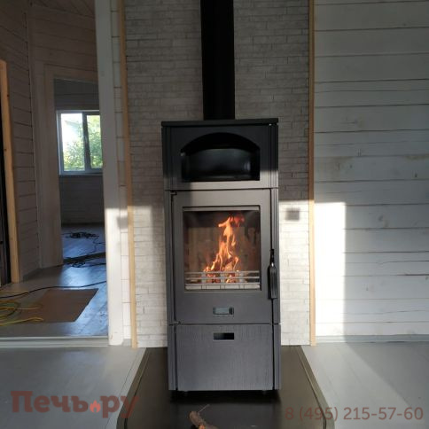 Печь камин Plamen Laguna, красная фото 7