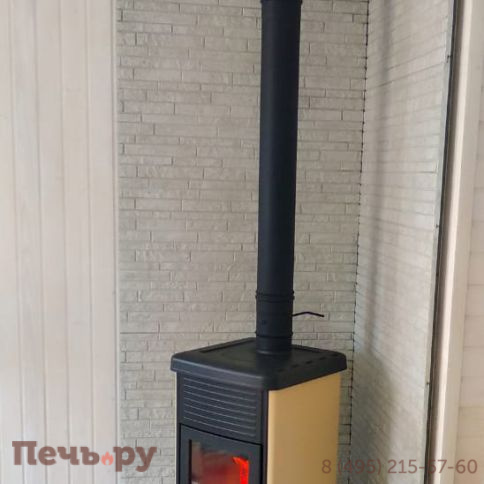 Печь камин Plamen Maestral N бежевая фото 4