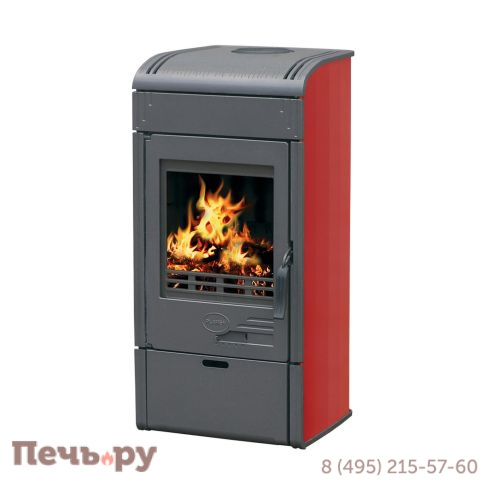 Печь камин Plamen Vesta, красная фото