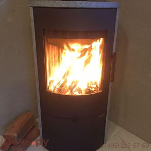 Печь камин Romotop Alpera G 02 камень фото 4