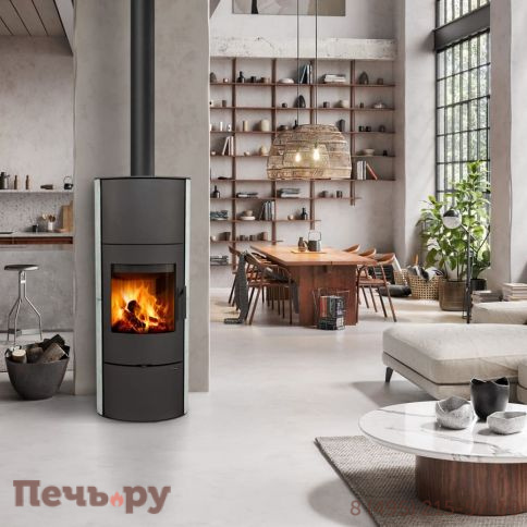 Печь камин Romotop Evora Akum 02 камень фото 2