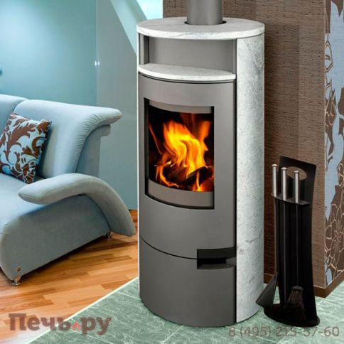 Печь камин Romotop Lugo 02 камень фото 3