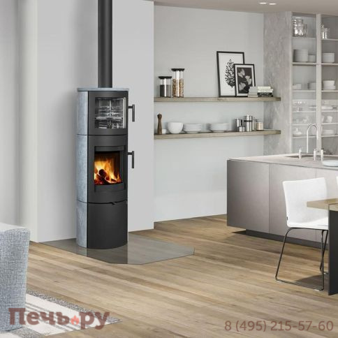 Печь камин Romotop Lugo 02  с духовкой, камень фото 3