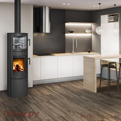 Печь камин Romotop Lugo 03  с духовкой, металл фото 2