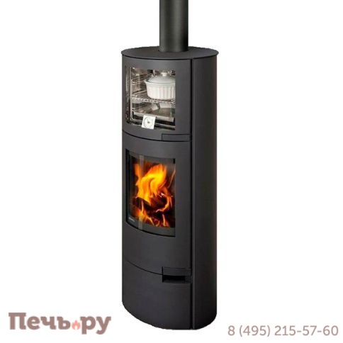 Печь камин Romotop Lugo 03  с духовкой, металл фото