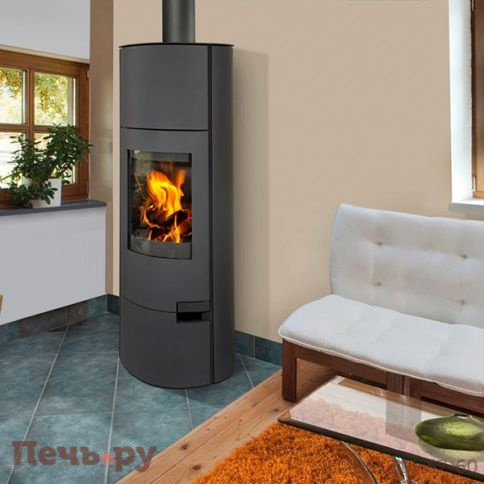 Печь камин Romotop Lugo 03 W с теплообменником, металл фото