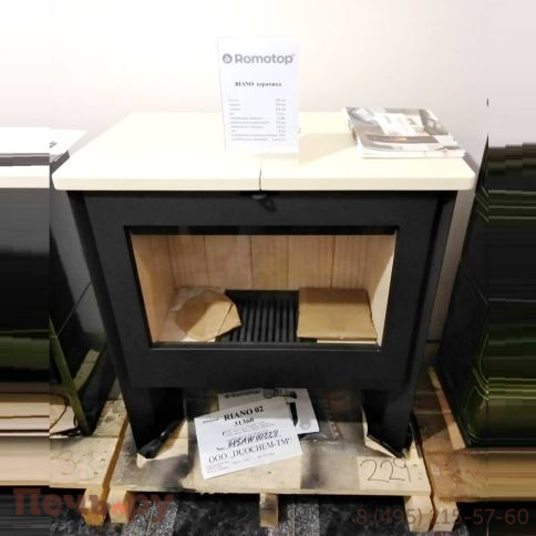 Печь камин Romotop Riano керамика фото 3