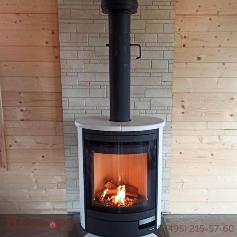 Печь камин Romotop Stromboli N 02 поворотный, керамика фото 10