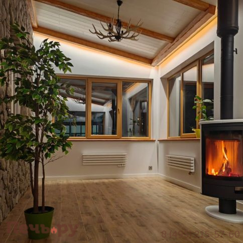 Печь камин Romotop Stromboli N 02 поворотный, керамика фото 2