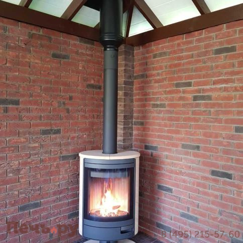 Печь камин Romotop Stromboli N 02 поворотный, керамика фото 4