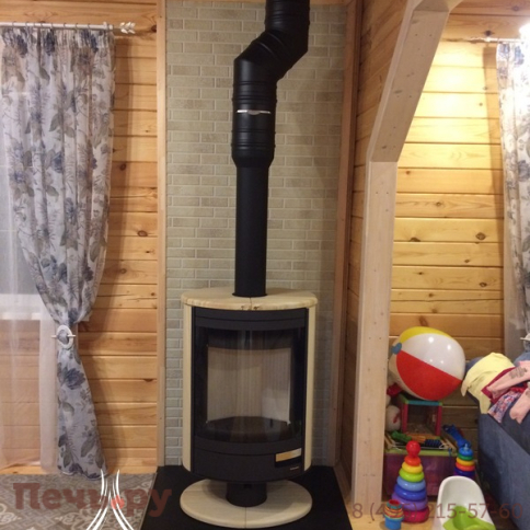 Печь камин Romotop Stromboli N 04 поворотный, песчаник фото 14