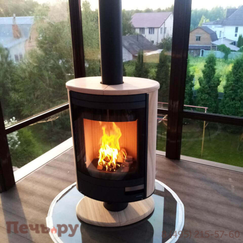 Печь камин Romotop Stromboli N 04 поворотный, песчаник фото 25