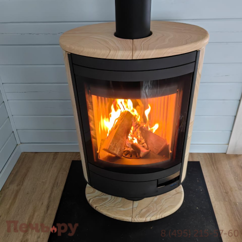 Печь камин Romotop Stromboli N 04 поворотный, песчаник фото 3