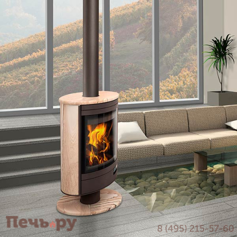 Печь камин Romotop Stromboli N 04 поворотный, песчаник фото