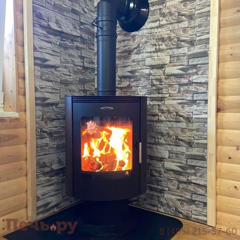 Печь камин ТМФ Визиера поворотная фото 3