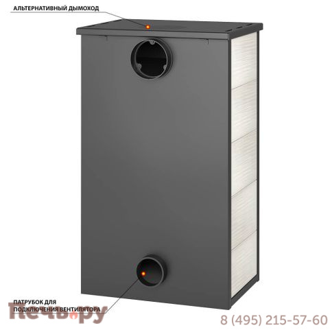 Печь-камин Везувий ПК-01 (205) Бежевая 12 кВт фото 2