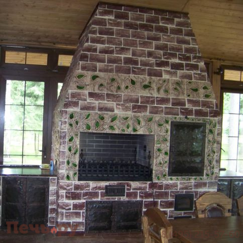 Печь кирпичная с керамикой, арт. 246513 фото