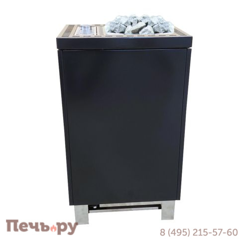 Печь с парогенератором для бани и сауны Lang THERMOS vapo noir 12 кВт (1,5 кВт) фото