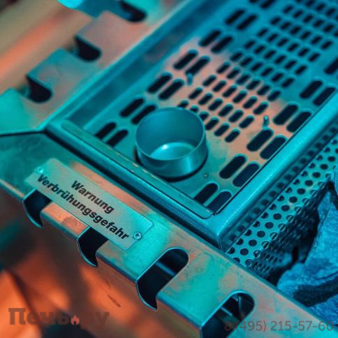 Печь с парогенератором для бани и сауны Lang Vapo therm VG 90, 24 кВт, парогенератор 3 кВт фото 6