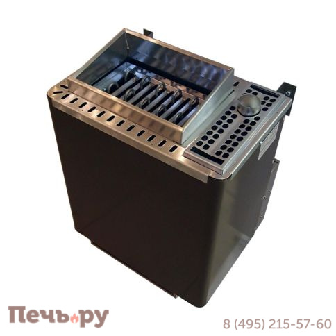 Печь с парогенератором для бани и сауны Lang WK 45 4,5 кВт + FCU1200 фото 4