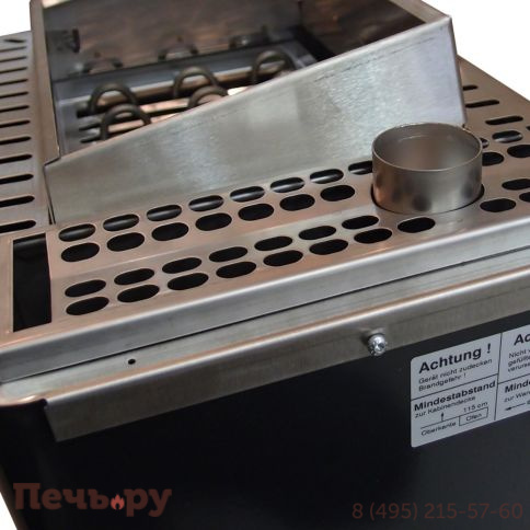 Печь с парогенератором для бани и сауны Lang WK 45 9 кВт + FCU1200 фото 6