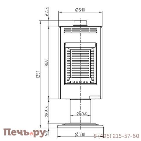Печь Thorma  Andorra II Exclusive фото 5