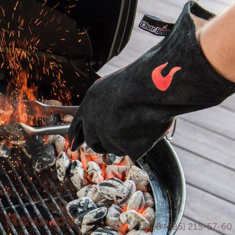 Перчатки для гриля Char-Broil кожаные фото 3