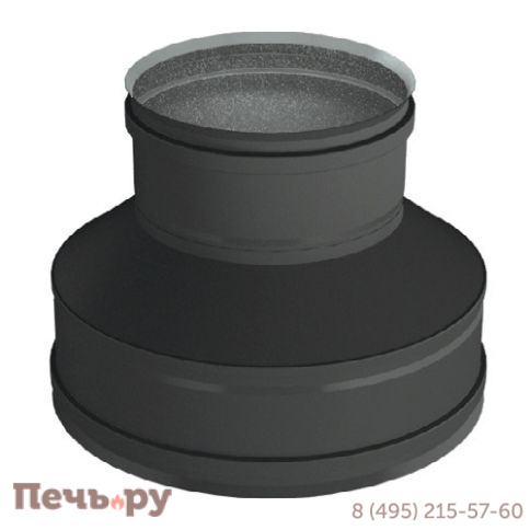 Переходник конус термо-моно Вулкан VBR50 (AISI 321 0,5 + AISI 439 0,5) черный фото