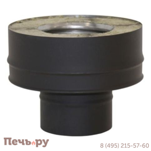 Переходник Вулкан моно-термо VBR (AISI 321 0,5 +AISI 439 0,5) черный фото